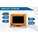 Ver imagem 2 de Rack Bancada C/ Painel P/ Tv até 60 Pol Levi Prateleiras 160x146cm Cedro/bali - Dj Móveis