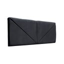 Ver imagem 1 de Cabeceira Modular V Cama Box Estofada Luxo Suede Rbl:solteiro Painel/cinza