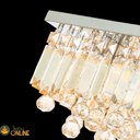 Ver mais imagens de Luminaria Plafon de Cristal Legitimo Ambar de 25x25cm