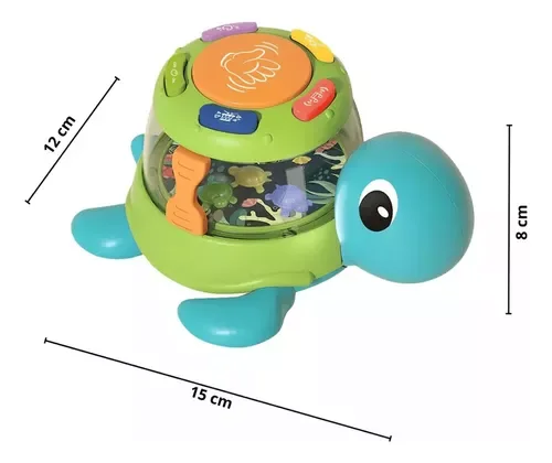 Tartaruga Bateria Multikids Primeira Infncia - Br2093 Sortid - 3
