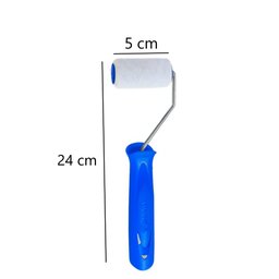 Rolo Pintura Rolinho Lã Sintética C/ Cabo 5cm Tigre - 2 Rolo Pintura Rolinho Lã Sintética C/ Cabo 5cm Tigre - 2