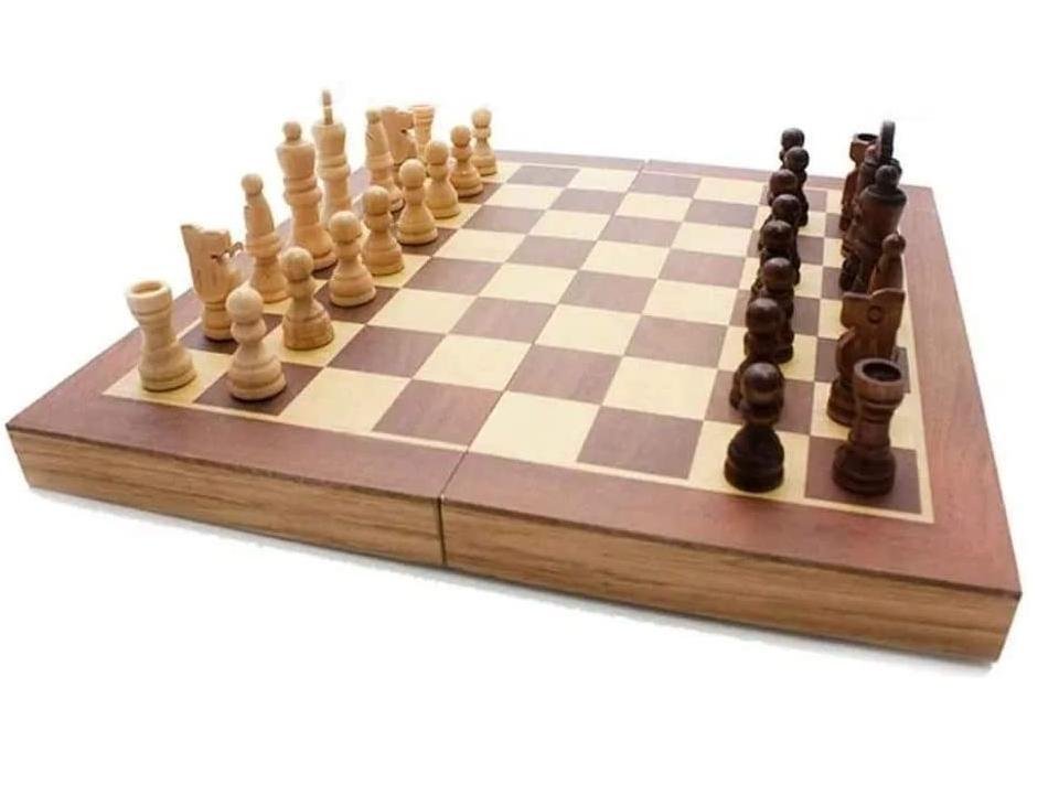 Jogo de tabuleiro magnetico 5 em 1 xadrez dama ludo 2 medio chess