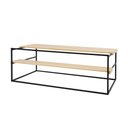 Ver imagem 1 de Mesa de Centro Sala Riga Modular Decoração Versátil:Preto