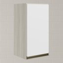 Ver imagem 2 de Armario Aereo 1p Mdf 40 Cm Kali 12202 Bianco Toq Branco Uv Nicioli