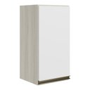 Ver imagem 1 de Armario Aereo 1p Mdf 40 Cm Kali 12202 Bianco Toq Branco Uv Nicioli