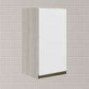 Ver imagem 6 de Armario Aereo 1p Mdf 40 Cm Kali 12202 Bianco Toq Branco Uv Nicioli