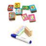 Lousa Infantil Didática Para Giz e Caneta - 5