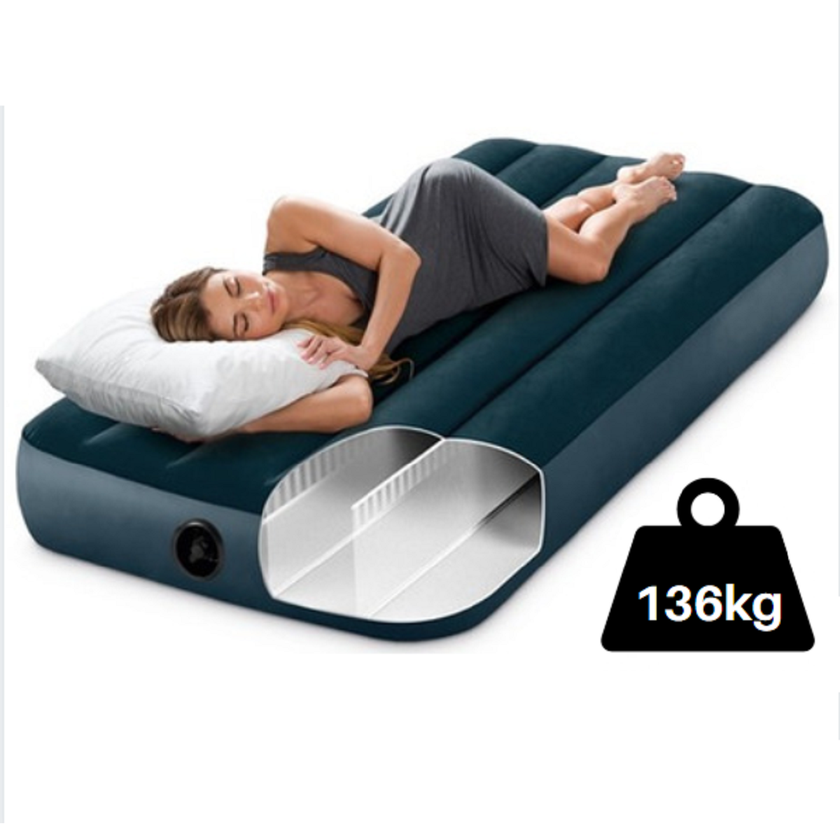 Colchão Dura-beam Classic Downy Junior:azul - 4