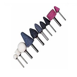 Kit Jogo Ponta Montada Aço Furadeira Esmeril Retifica 10 Peças - 1