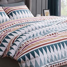 EDREDOM CASAL QUEEN BOHO 400 FIOS 260X260CM + DUAS FRONHAS - 2