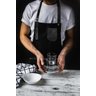 Avental Preto Couro Chef de Cozinha Barista Barbearia Salao - 2