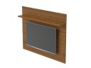 Ver imagem 2 de Painel Top com Prateleira Superior pra Tv até 55'' Polegadas Cor Cumaru