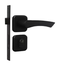 Ver imagem 1 de Fechadura MGM Genebra Externa Roseta Quadrada Preto Fosco
