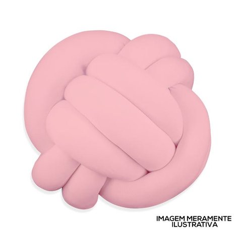 Almofada de nó rosa quartz