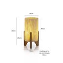 Ver imagem 3 de Abajur De Chão Decoração De Luxo Cupula De Sisal:Preto