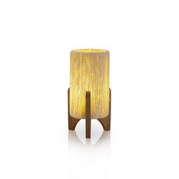 Abajur De Chão Decoração De Luxo Cupula De Sisal:Preto - 1