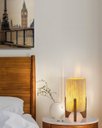 Ver imagem 2 de Abajur De Chão Decoração De Luxo Cupula De Sisal:Preto