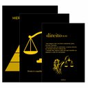 Ver imagem 4 de Kit 3 Quadro Decorativo Direito Advocacia Escritório Quarto 40x28