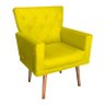 Poltrona Decorativa Carol Suede - VLGL Estofados - Amarelo - 1