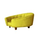 Ver imagem 5 de Poltrona Cama Caminha para Pet Laddi Veludo Amarelo Dvinn