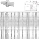 Ver imagem 5 de Cone Modular Cbh - Modelo Bt40 Cbh4-130 Bt
