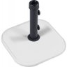 Base Ombrellone em Concreto Quadrada 11kg Branco - Bel Lazer - 1