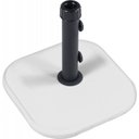 Ver imagem 1 de Base Ombrellone em Concreto Quadrada 11kg Branco - Bel Lazer
