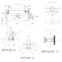 Ver imagem 5 de Eixo de Transmissão Betoneira 400 Litros Laranja Metalpama