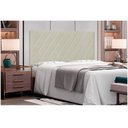 Ver imagem 4 de Cabeceira Painel Dubai King 195cm Corino Bege