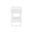 Ver imagem 5 de Mesa Cabeceira Branca Lateral Quarto Apoio Mdf Nicho Gaveta