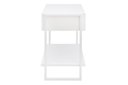 Ver imagem 5 de Mesa Cabeceira Branca Lateral Quarto Apoio Mdf Nicho Gaveta