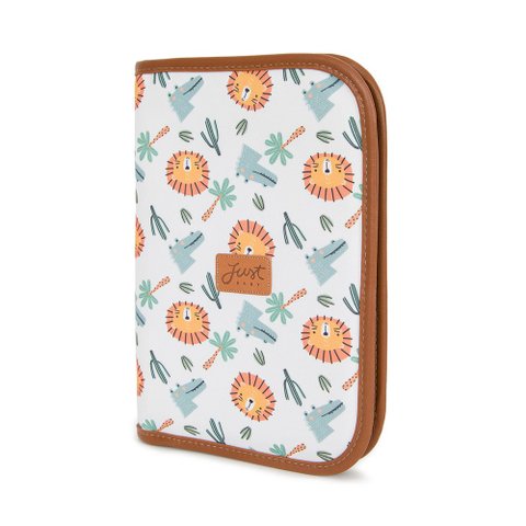 Porta Documentos Savana Verde Just Baby Porta Carteira De Vacinação