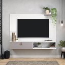 Ver imagem 1 de Painel para Tv até 50 Polegadas California 1 Porta Branco - Jcarvalho