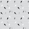 Papel de Parede adesivo fundo Cinza Pássaros passarinho - 2