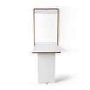 Ver imagem 2 de Mesa de Parede Retrátil Compacta Cozinha Apartamento Loft Branca