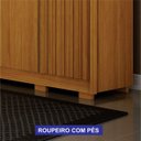 Ver imagem 5 de Guarda Roupa Casal c/Espelho 6 Portas Firenze - Arbo Design