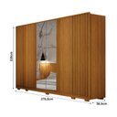 Ver imagem 2 de Guarda Roupa Casal c/Espelho 6 Portas Firenze - Arbo Design