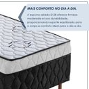 Ver imagem 4 de Cama Box Solteiro Espuma D-28 100% Poliéster 88x52cm Sonnus América Colchões