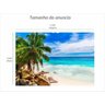 Papel De Parede Paisagem Mural Natureza Coqueiro Praia Sol - 3