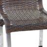 10 Cadeiras Haiti e Mesa de Jantar 240x100 em Alumínio - Trama Original - 4
