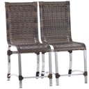 Ver imagem 2 de 10 Cadeiras Haiti e Mesa de Jantar 240x100 em Alumínio - Trama Original