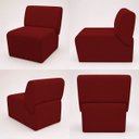 Ver imagem 6 de Poltrona Decorativa Zoe Orgânica para Sala Recepção Hall Moderna Minimalista Luxo Suede