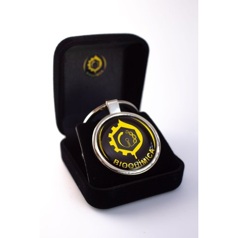 Chaveiro Profissão Bioquímica - Dourado