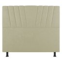 Ver imagem 3 de Cabeceira Cama Box Casal Queen Size Dublin 160cm Sintético Bege - Desk Design