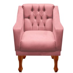 Jogo de Sofá Namoradeira + 02 Poltronas para Escritorio Recepção Grecia - Suede Rose - 4
