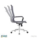 Ver imagem 5 de Cadeira Office Giratória Manhattan Presidente PU Braços Fixos - Fratini