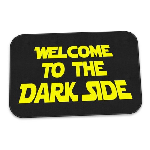 Tapete Star Wars Welcome To The Dark Side Capacho Divertido Yaay