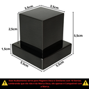 Ver imagem 6 de Acabamento Volante Metal Quadrado P/ Registro Docol Ônix