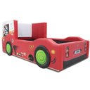 Ver imagem 2 de Cama Carro Truck Solteiro Estofada - Cor Vermelha