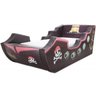 Cama Infantil Pirata Totalmente Estofada - Cor Marrom - 2